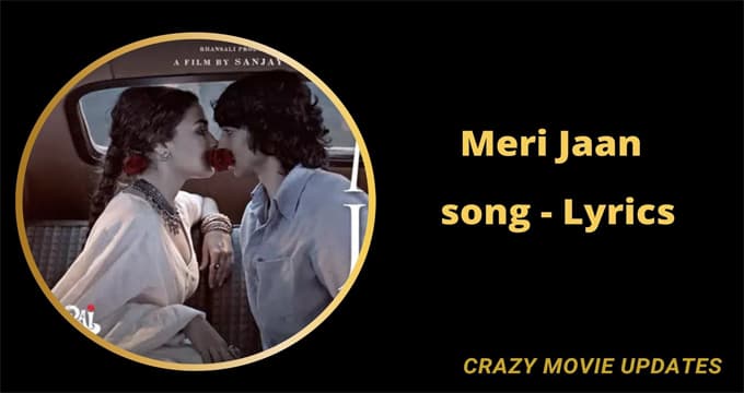 Meri Jaan Song lyrics in English